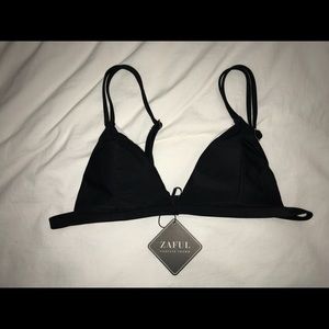 Brand new black bathing suit top
